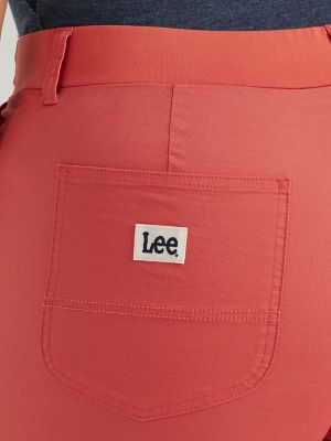  Lee Women's Flex-to-Go Relaxed Fit Utility Capri Pant