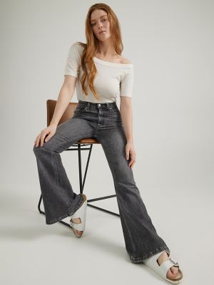 Women's High Rise Vintage Flare Jean, Women's Bottoms