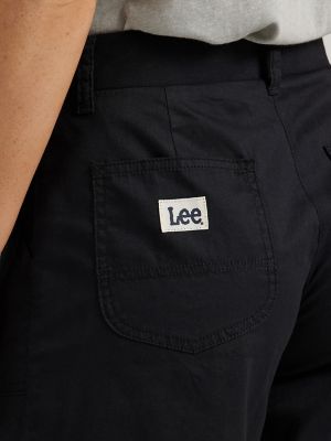 Women's Ultra Lux Comfort with Flex-To-Go Relaxed Fit Utility Bermuda in Union-All Black alternative view 4