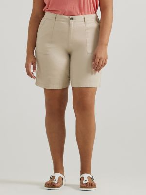 Women's Ultra Lux Comfort with Flex-To-Go Relaxed Fit Utility Bermuda (Plus)