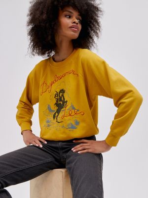 Ladies yellow online sweatshirt