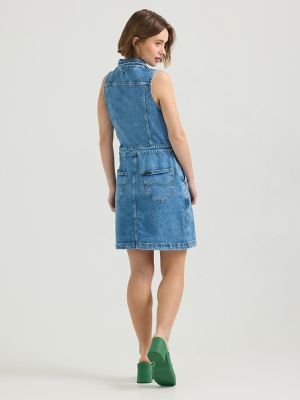 Denim dress 70s best sale