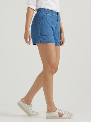 Women's Ultra Lux Comfort High Rise Pull-On Utility Short in Stroke of Luck