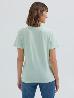 Women's Desert Sunset Graphic Tee in Misy Jade alternative view