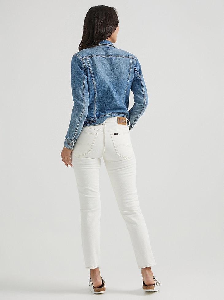 Women's Slim Rider™ Jean in Concrete White alternative view