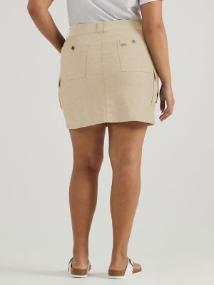 Women's Ultra Lux Comfort with Flex-to-Go Skort (Plus) in Pioneer Beige alternative view 2