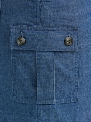 Women's Ultra Lux Comfort with Flex-to-Go Skort (Plus) in Chambray alternative view 4
