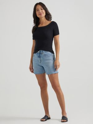 Lee fashion rider shorts plus size