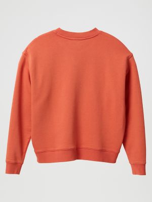 Women's Lee Jeans Crew Neck Graphic Sweatshirt in Poppy alternative view 5
