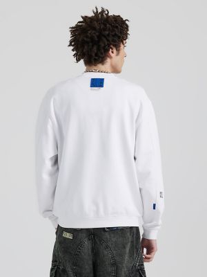 White Long Island Logo Sweatshirt