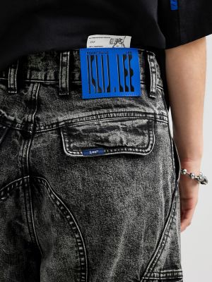 Buy Men's Buzzer Blue Cargo Baggy Jeans Online