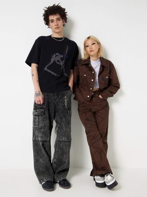 Crazy Multi Pockets Baggy Cargo Jeans