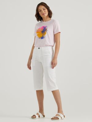 Ultra Lux Comfort Flex-To-Go Relaxed Utility Skimmer:White:6:M main view