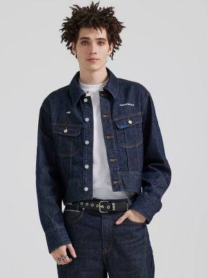 Lee cropped denim jacket sale