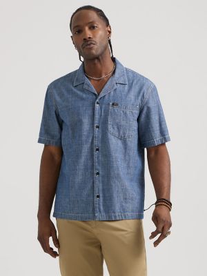 Lee denim shirt store mens