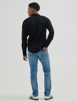 Men s Slim Straight Rider Jean in Worn In Travis