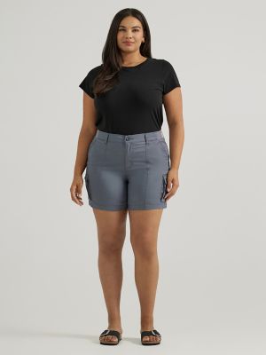 Plus size 2024 womens cargo shorts