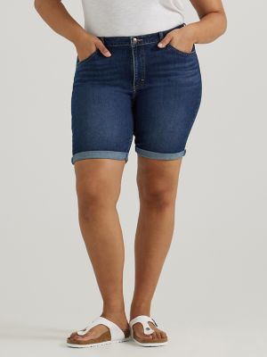 Lee rider store shorts plus size