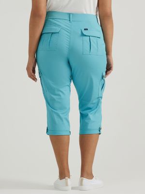 Women's Ultra Lux Comfort with Flex-To-Go Relaxed Fit Cargo Capri (Plus)