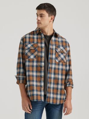Relaxed Plaid Flannel Easy Shirt