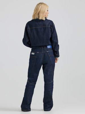 Unisex Lee® x ROARINGWILD® Wide Leg Jean in Rinse