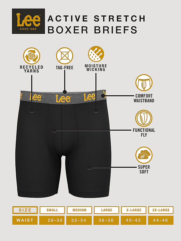 Men's 3-Pack Boxer Briefs