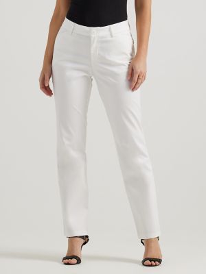 Women's Wrinkle Free Straight Leg Pant, Relaxed Fit