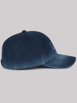 Washed Denim Logo Hat