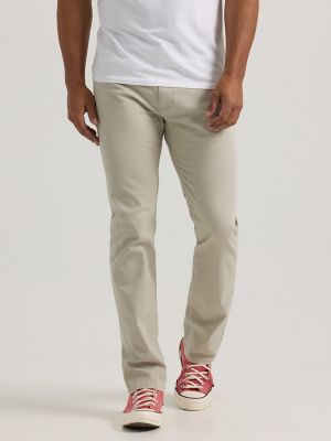 Men's Extreme Motion Slim Straight Twill Jean in Salina Stone