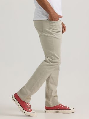 Men's Extreme Motion Slim Straight Twill Jean in Salina Stone