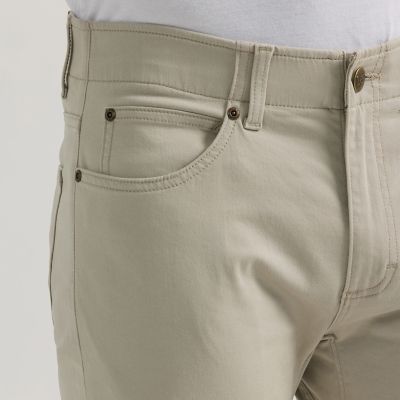 Men's Extreme Motion Slim Straight Twill Jean in Salina Stone