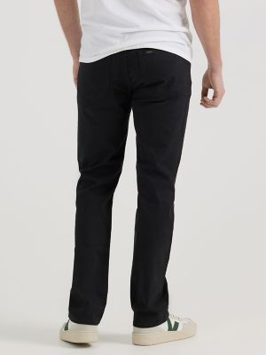 Men's Extreme Motion Regular Straight Twill Jean in Black alternative view