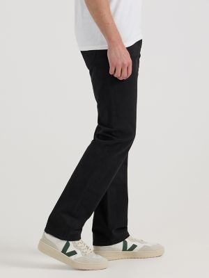 Men's Extreme Motion Regular Straight Twill Jean in Black alternative view 2