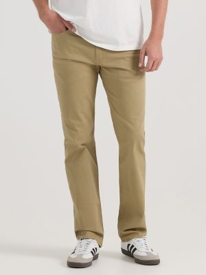 Men's Extreme Motion Regular Straight Twill Jean in Kansas City Khaki alternative view