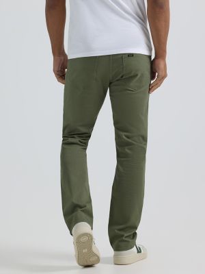 Men's Extreme Motion Regular Straight Twill Jean in Olive Grove alternative view 2