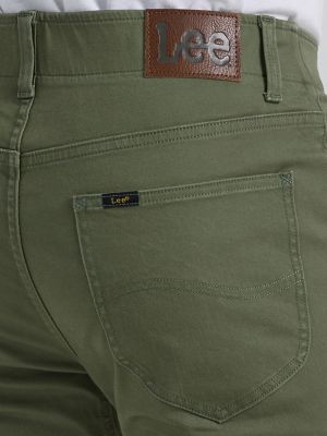 Men's Extreme Motion Regular Straight Twill Jean in Olive Grove alternative view 4