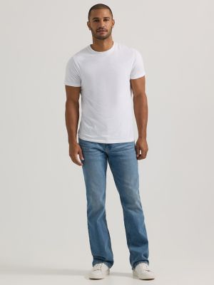 Men's regular fit bootcut jeans on sale