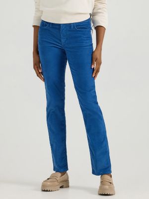 Women's Legendary Corduroy Straight Jean in Midcentury Blue alternative view