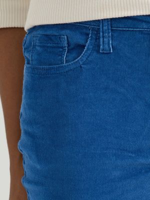 Women's Legendary Corduroy Straight Jean in Midcentury Blue alternative view 5