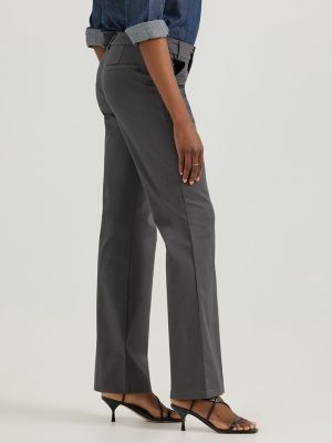 Women's Wrinkle Free Bootcut Pant in Static Gray alternative view 3