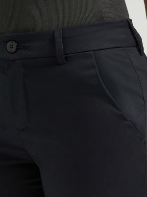 Womens Wrinkle Free Trouser Pant:Union-All Black:8:M alternative view 5