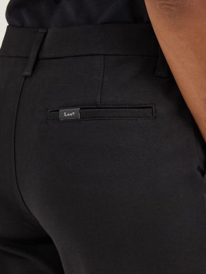 Women's Ultra Lux Comfort Any Wear Side Vent Ankle Pant in Union-All Black alternative view 4