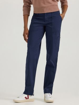 Women's Ultra Lux Comfort with Flex-to-Go Loose Utility Pant in Mood Indigo alternative view