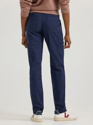 Women's Ultra Lux Comfort with Flex-to-Go Loose Utility Pant in Mood Indigo alternative view 2