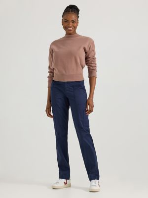 Women's Ultra Lux Comfort with Flex-to-Go Loose Utility Pant in Mood Indigo main view