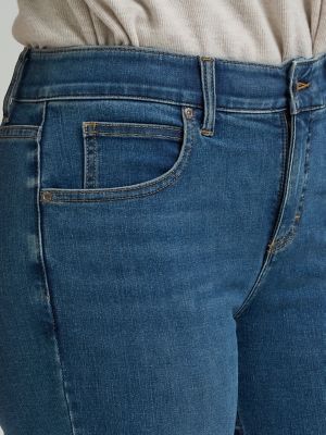 Women's Ultra Lux Comfort Flex Motion Slim Straight Jean with Ever Fit&reg; in Power Struggle alternative view 5