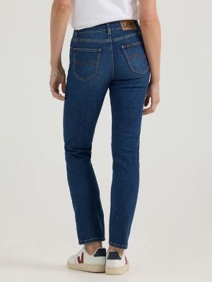 Women's Ultra Lux Comfort Flex Motion Slim Straight Jean with Ever Fit® in Dark Dream alternative view 2
