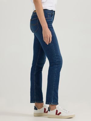 Women's Ultra Lux Comfort Flex Motion Slim Straight Jean with Ever Fit® in Dark Dream alternative view 3
