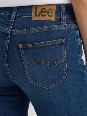 Women's Ultra Lux Comfort Flex Motion Slim Straight Jean with Ever Fit® in Dark Dream alternative view 4