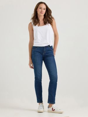 Women's Ultra Lux Comfort Flex Motion Slim Straight Jean with Ever Fit®
